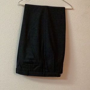 Lands’ End 100% Wool Pants. Size 36 x 30 Small Blue/ Black Pattern.